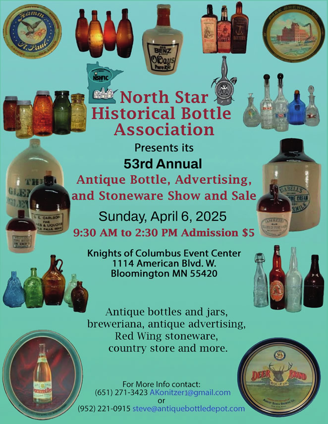 2025 Bottle, Advertising and Stoneware Show and Sale