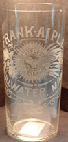 Click photo to see larger pic of Pre-Prohibition Etched Beer Glass