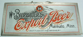 Click photo to see larger pic of Pre-Prohibition Beer Sign